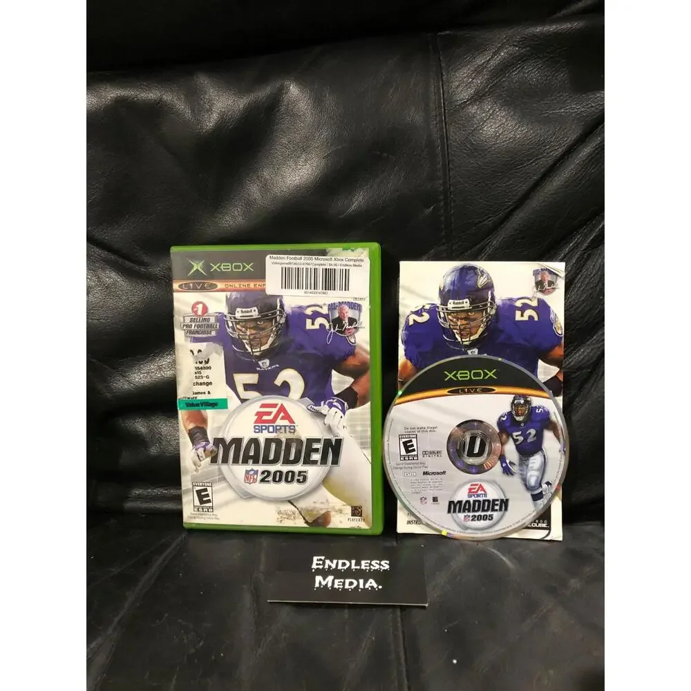 Madden 2005 Microsoft Xbox CIB Video Game